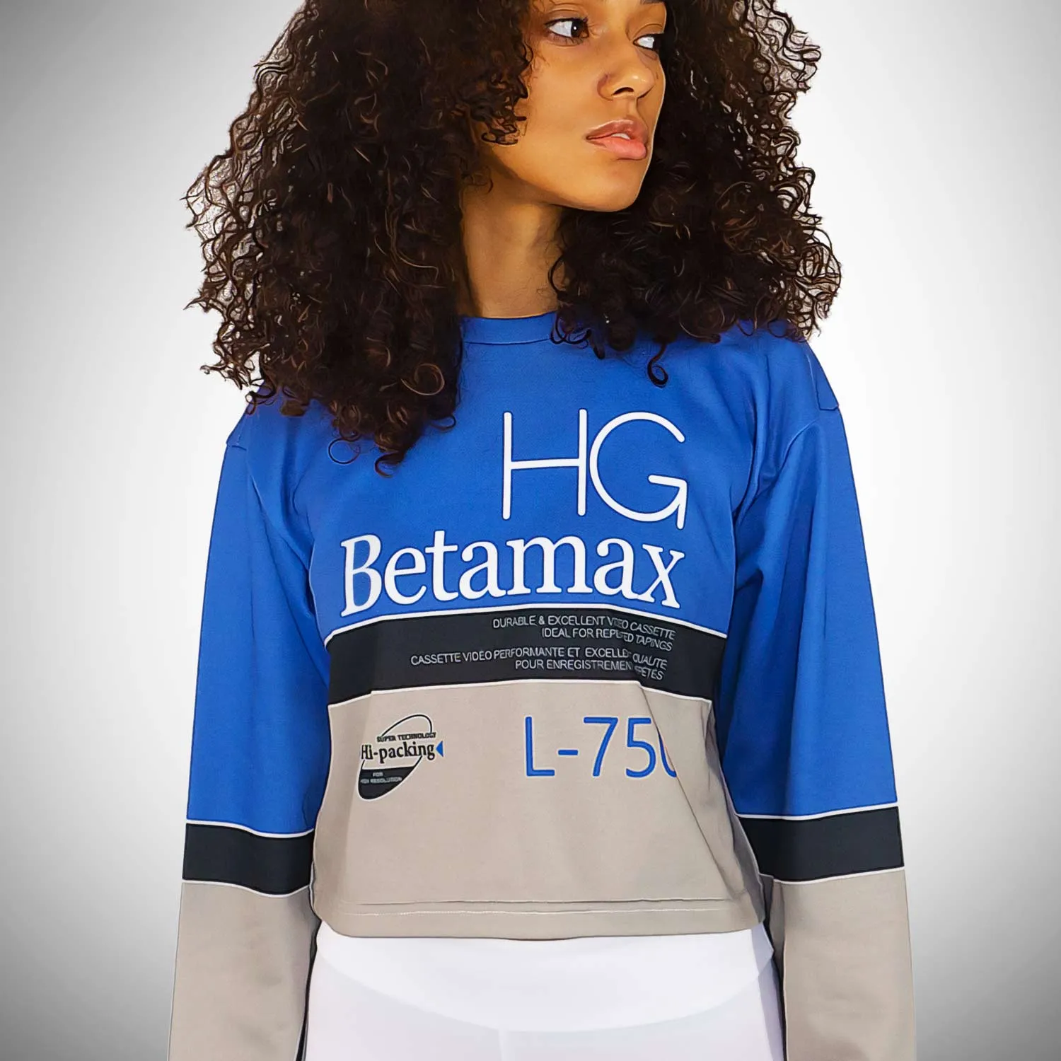 BETAMAX French Terry Women's Cropped Sweatshirt