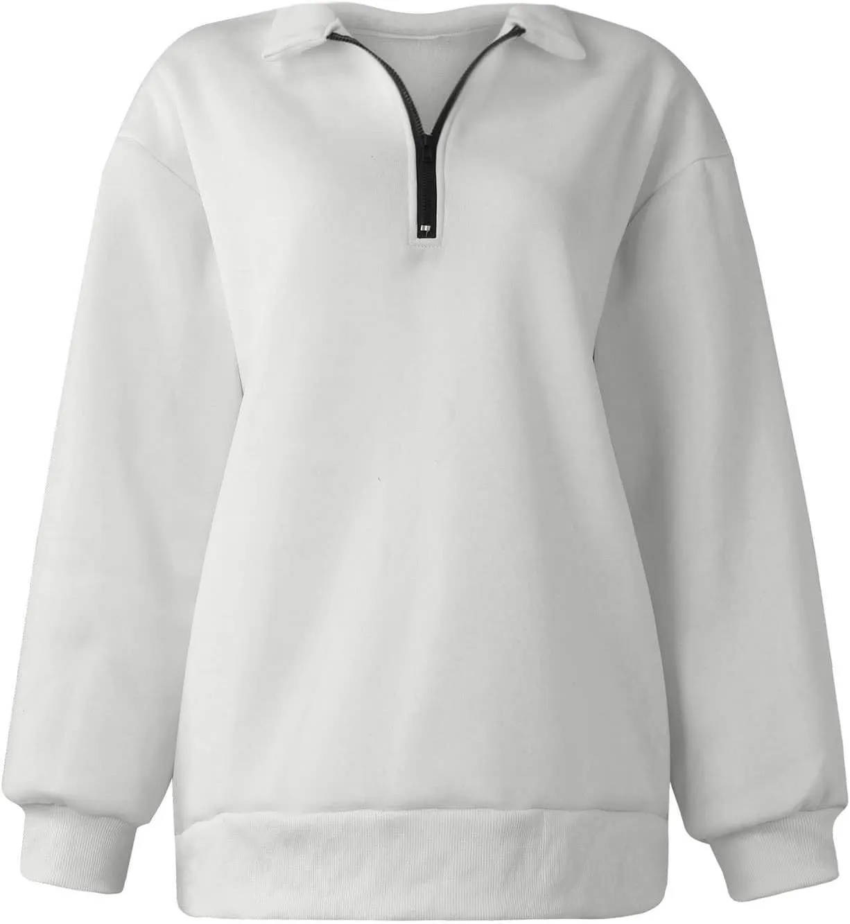 Ceboyel Oversized Sweatshirt For Women Half Zip Hoodie Sweater Trendy Y2K Long Sleeve Tops Fall Fashion Clothes Outfits 2023