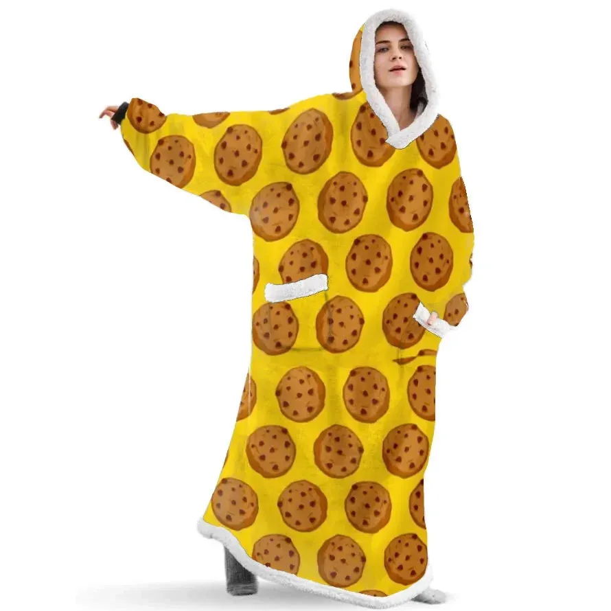 Christmas Hooded Blankets for Men and Women, Giant TV Blanket, Super Long Hoodie, Oversized Hoodies, Sweatshirt, Pullover,Winte
