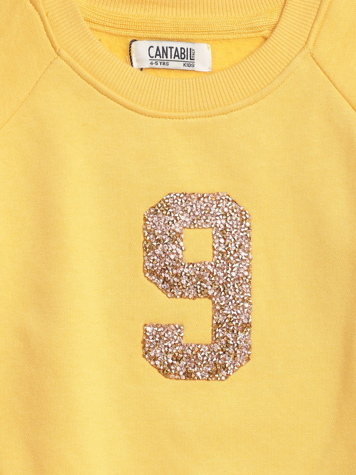 Girls Yellow Sweatshirt