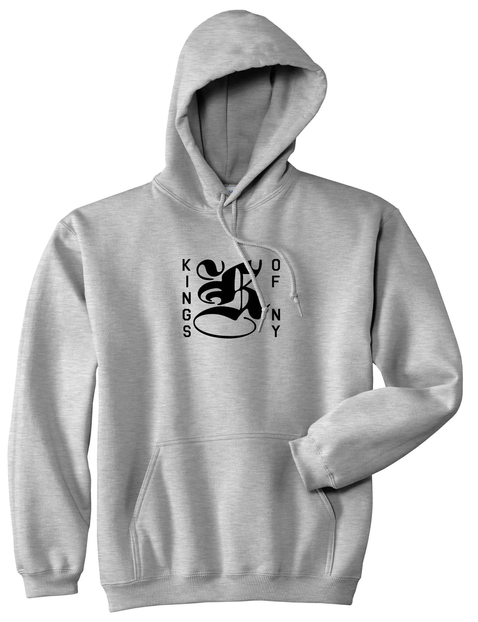 K Middle Chest Pullover Hoodie