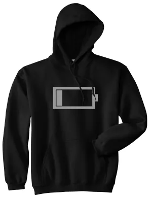 Low Battery Cell Phone Meme Pullover Hoodie Hoody