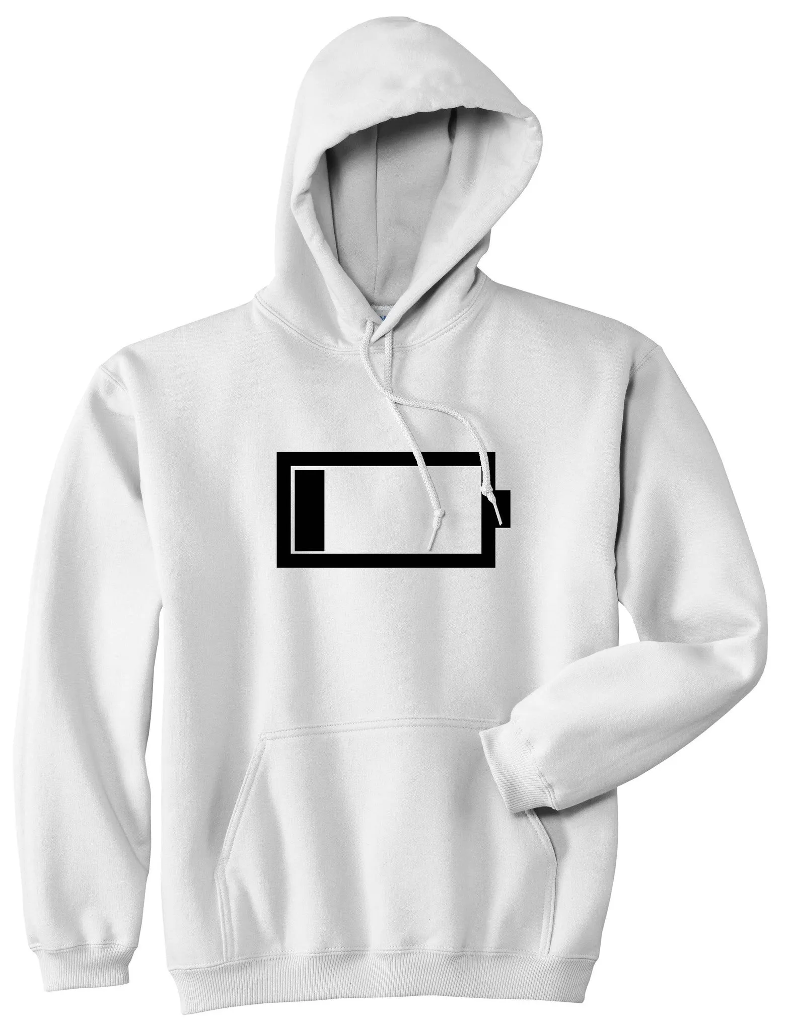 Low Battery Cell Phone Meme Pullover Hoodie Hoody