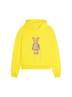 Pangaia x Haroshi BE@RBRICK™ Recycled Cotton Hoodie—saffron yellow