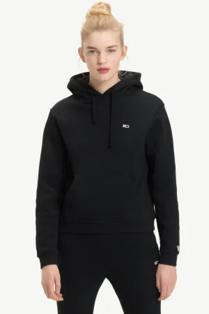 TOMMY JEANS TJW CLASSIC HOODIE - TOMMY BLACK
