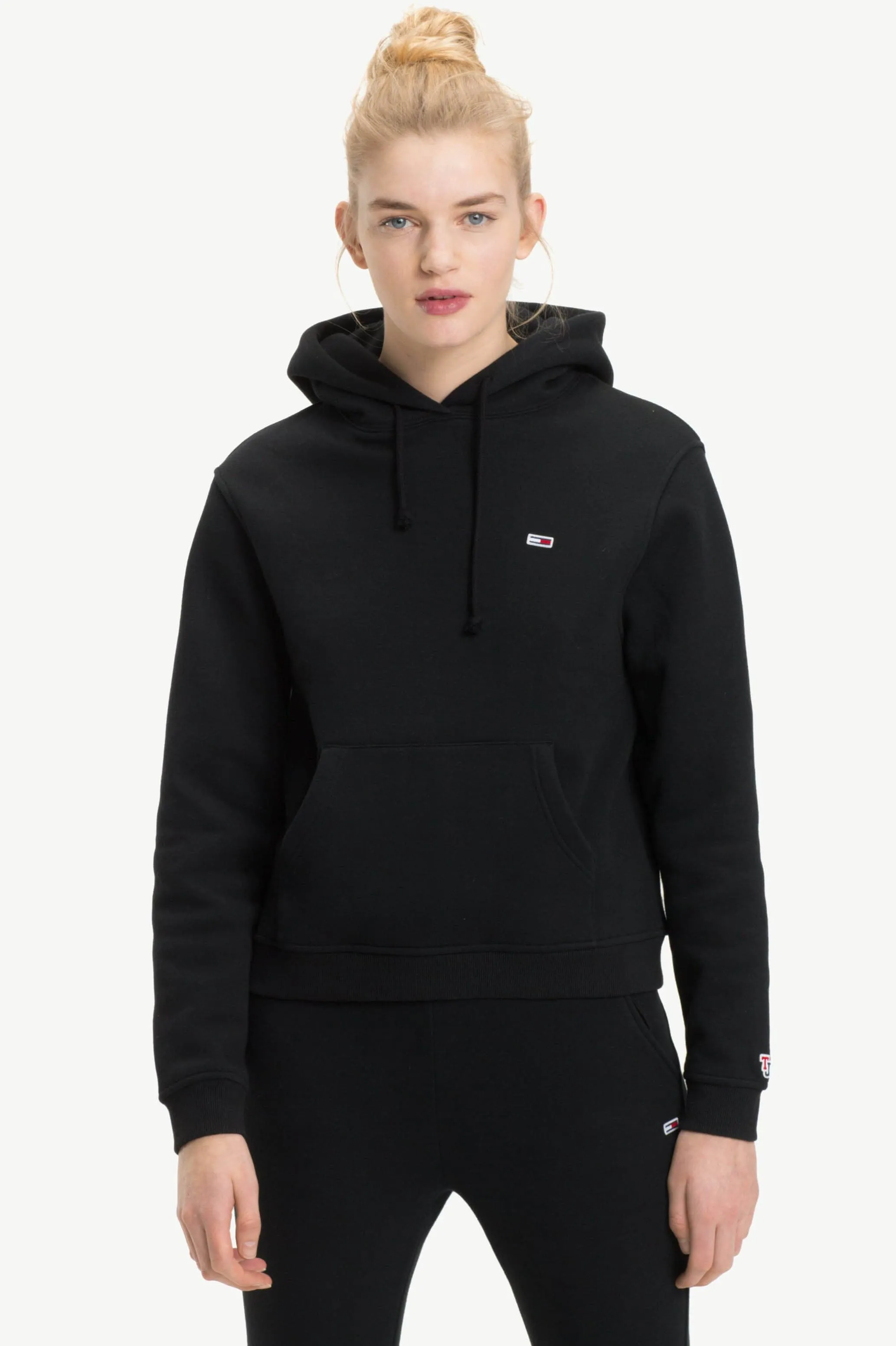 TOMMY JEANS TJW CLASSIC HOODIE - TOMMY BLACK